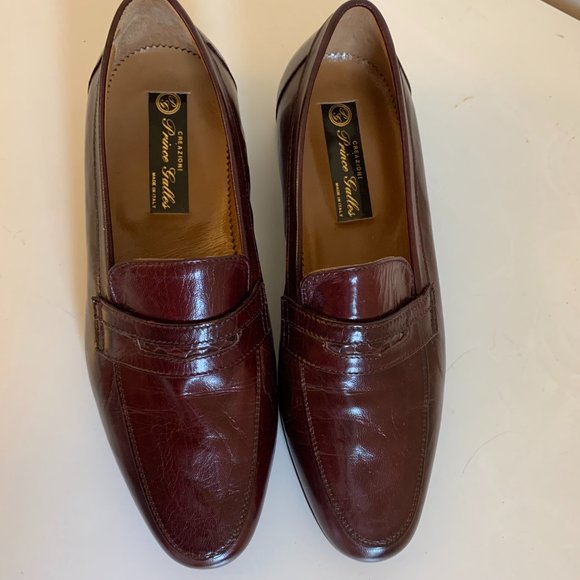 Brown Leather Loafers, Made in Italy - Picture 9 of 10